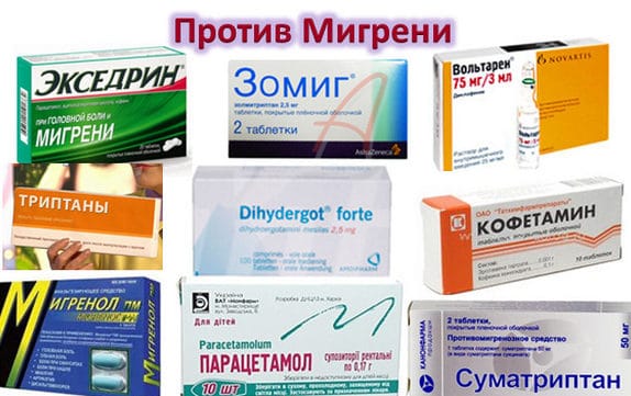 Лекарства от мигрени