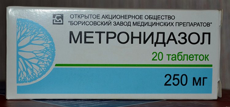метронидазол в таблетках