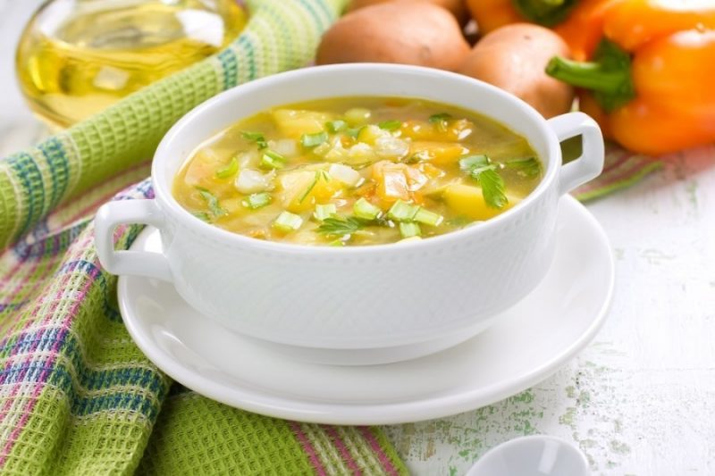 Весенний суп при гв